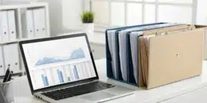 Comprehensive billing for sleep apnea diagnostic procedures shown on a laptop screen.