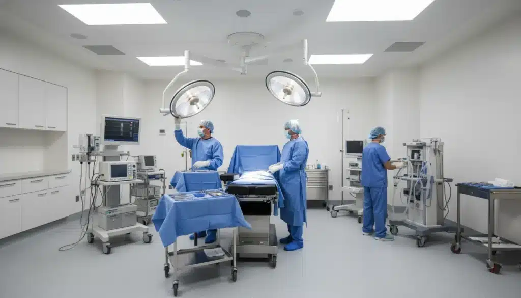 Medical billing professionals managing ambulatory surgery center revenue cycle