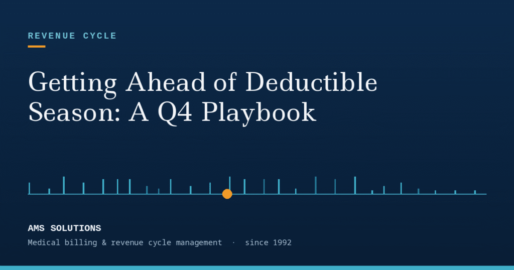 Deductible season Q4 playbook title card